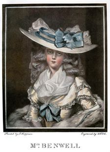 Portrait of Mary Benwell c1785, (1901). Artist: W Ward