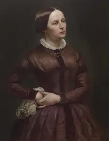 Portrait of Mary Buckler Woodville in Historical Costume, c1847. Creator: Carl Ferdinand Sohn