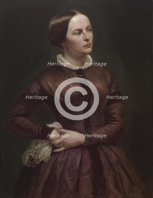 Portrait of Mary Buckler Woodville in Historical Costume, c1847. Creator: Carl Ferdinand Sohn.