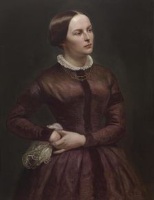 Portrait of Mary Buckler Woodville in Historical Costume, c1847. Creator: Carl Ferdinand Sohn