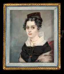 Portrait of Mary Catlin, ca. 1827. Creator: George Catlin
