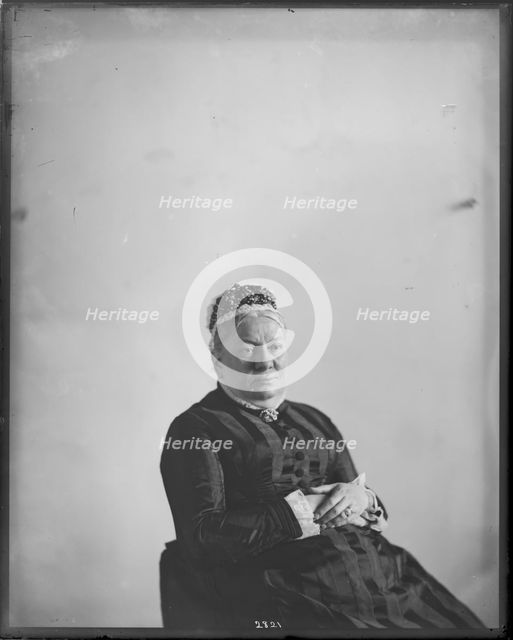 Portrait of Mary Helen Churchill Baird, 1880s. Creator: United States National Museum Photographic Laboratory.