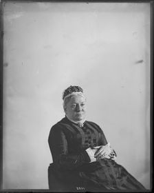 Portrait of Mary Helen Churchill Baird, 1880s. Creator: United States National Museum Photographic Laboratory