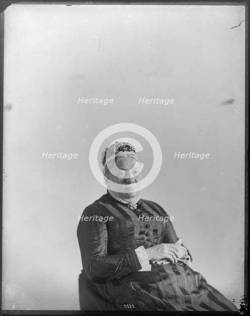 Portrait of Mary Helen Churchill Baird, 1880s. Creator: United States National Museum Photographic Laboratory.