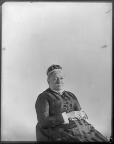 Portrait of Mary Helen Churchill Baird, 1880s. Creator: United States National Museum Photographic Laboratory