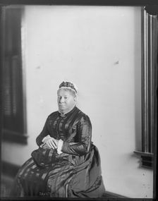 Portrait of Mary Helen Churchill Baird, 1880s. Creator: United States National Museum Photographic Laboratory