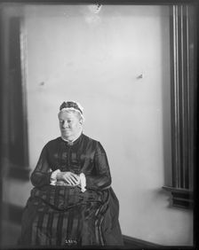Portrait of Mary Helen Churchill Baird, 1880s. Creator: United States National Museum Photographic Laboratory