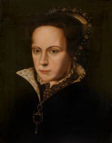 Portrait of Mary I of England (1516-1558), 16th century. Creator: Anon