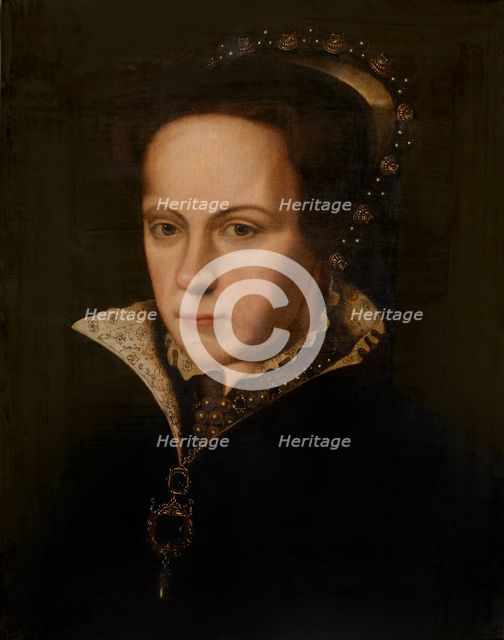 Portrait of Mary I of England (1516-1558), 16th century. Creator: Anon.