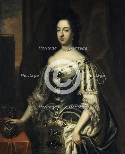 Portrait of Mary II of England (1662-1694).
