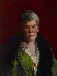 Portrait of Mary Knox Buzby Addicks Warner, date unknown. Creator: Cecilia Beaux