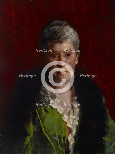 Portrait of Mary Knox Buzby Addicks Warner, date unknown. Creator: Cecilia Beaux.
