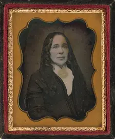 Portrait of Mary Lemist, about 1848-1851. Creator: Asa White