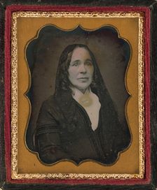 Portrait of Mary Lemist, about 1848-1851. Creator: Asa White