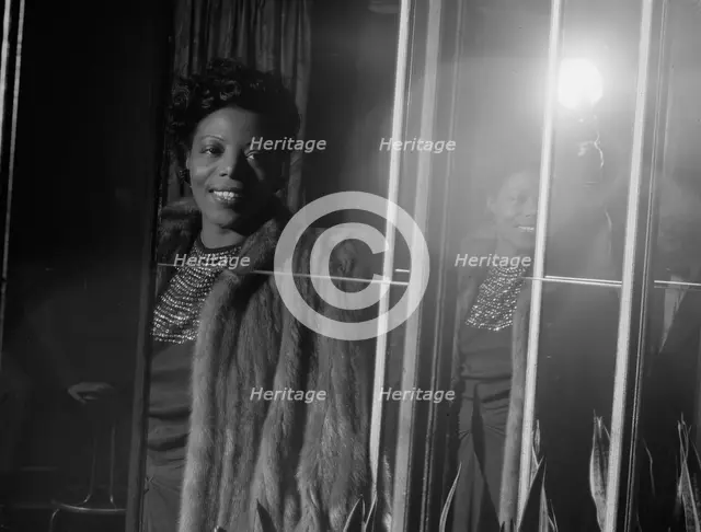 Portrait of Mary Lou Williams, 1938. Creator: William Paul Gottlieb.