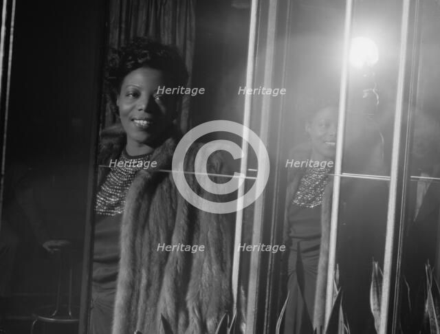 Portrait of Mary Lou Williams, 1938. Creator: William Paul Gottlieb.