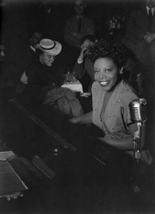 Portrait of Mary Lou Williams, Café Society (Downtown), New York, N.Y., ca. June 1947. Creator: William Paul Gottlieb