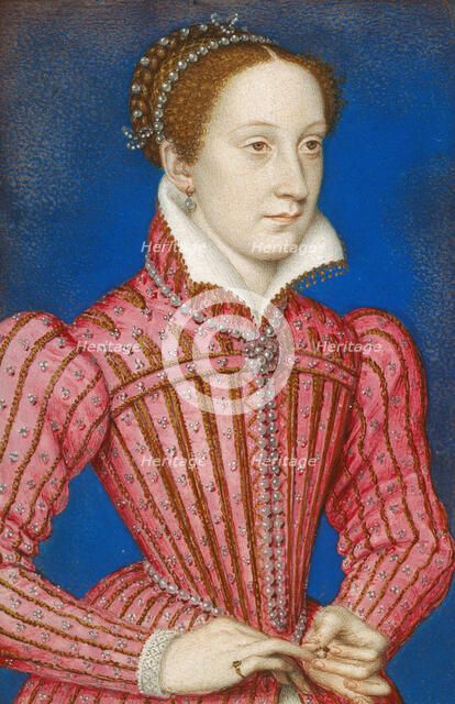 Portrait of Mary, Queen of Scots (1542-1587), 1559-1560. Creator: Clouet, François (1510-1572).