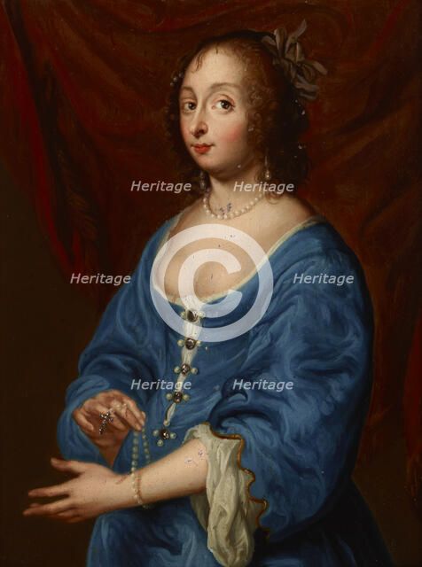 Portrait of Mary Ruthven (d.1649), Wife of Anthony van Dyck, 2nd half of 17th century. Creator: Unknown.