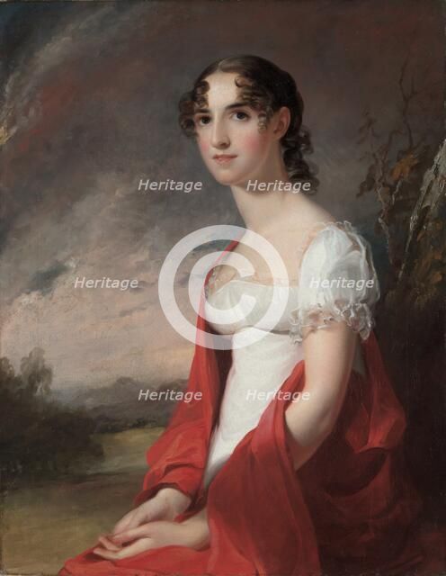 Portrait of Mary Sicard David, 1813. Creator: Thomas Sully (American, 1783-1872).