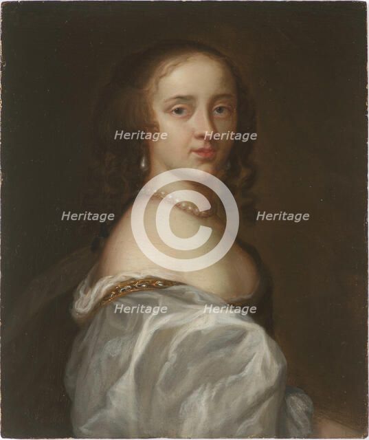 Portrait of Mary Somerset, Duchess of Beaufort (1630-1715), c. 1660. Creator: Anonymous.