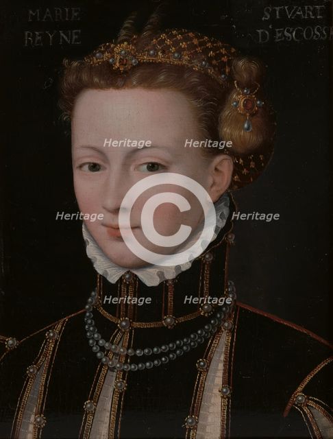 Portrait of Mary Stuart (1542-1587)?, 16th century. Creator: Unknown.