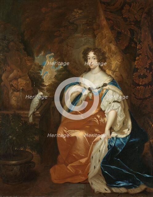 Portrait of Mary Stuart (1662-95), Wife of Prince William III, c.1683. Creator: Gaspar Netscher.