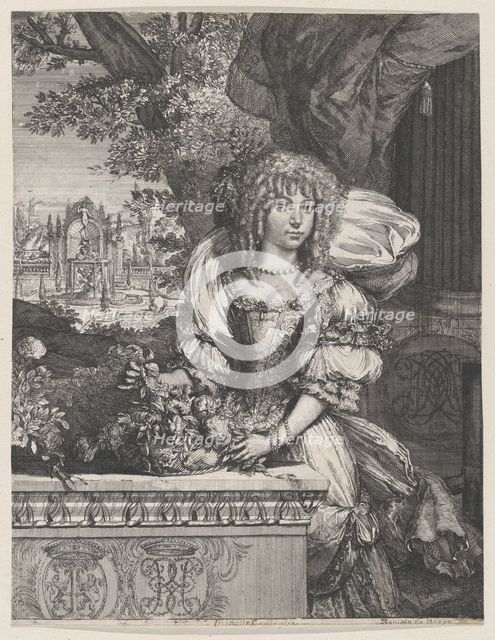 Portrait of Mary Stuart,.n.d., n.d.. Creator: Romeyn de Hooghe.