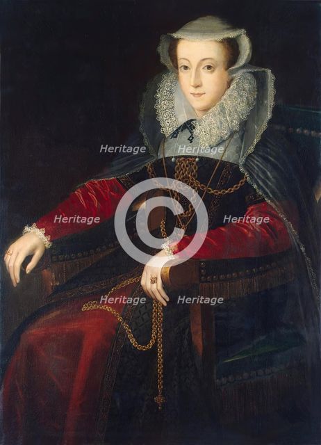 Portrait of Mary Stuart, Queen of Scots, 1550. Creator: Unknown.