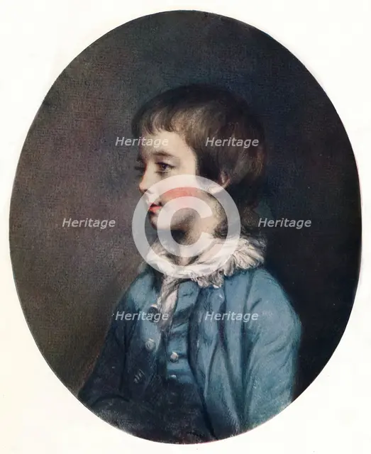 'Portrait of Master Bernard Astley', late 18th century, (1912). Artist: Daniel Gardner.