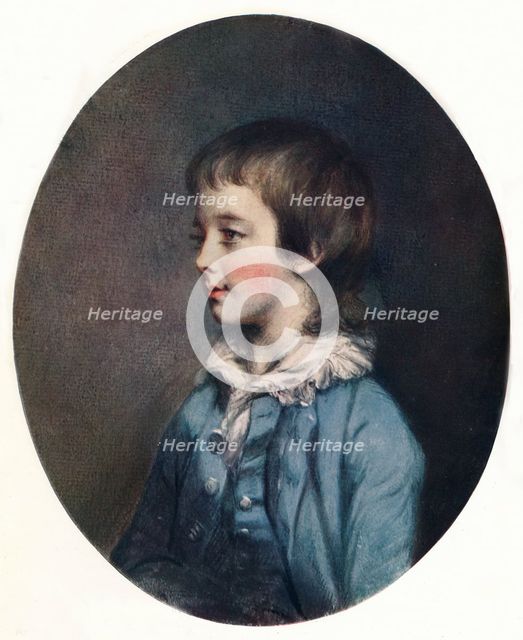 'Portrait of Master Bernard Astley', late 18th century, (1912). Artist: Daniel Gardner.