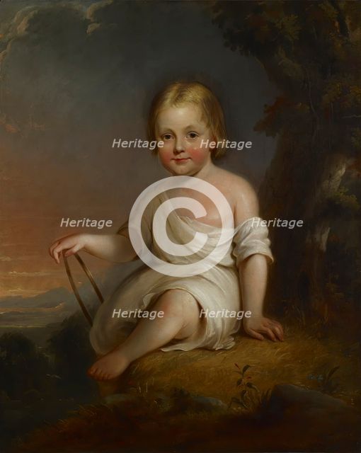 Portrait of Master Francis M. Jencks, c1848. Creator: Alfred Jacob Miller.