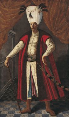 Portrait of Mehmed IV (1642-1693), Sultan of the Ottoman Empire, ca 1681-1682. Artist: Anonymous
