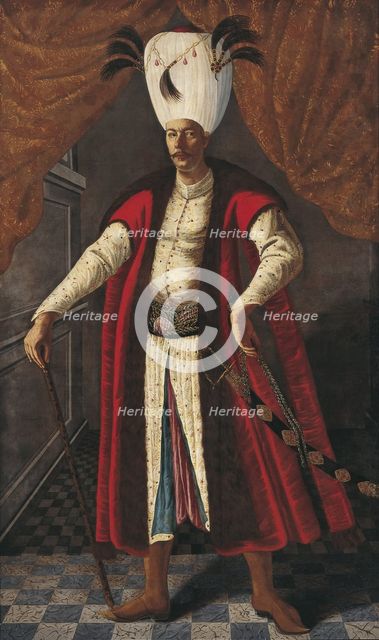 Portrait of Mehmed IV (1642-1693), Sultan of the Ottoman Empire, ca 1681-1682. Artist: Anonymous  