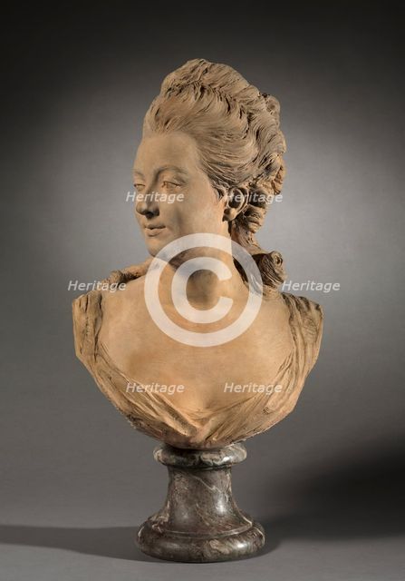 Portrait of Melle de Vandeul, possibly 1760. Creator: Jean-Baptiste Lemoyne (French, 1704-1778).