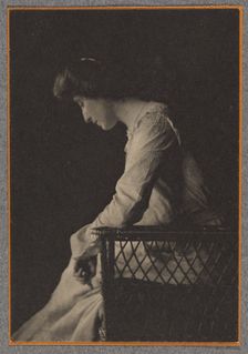 Portrait of Mercedes de Cordoba, 1902. Creator: Joseph Turner Keiley