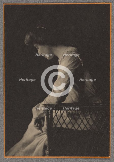 Portrait of Mercedes de Cordoba, 1902. Creator: Joseph Turner Keiley.