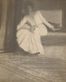 Portrait of Mercedes de Cordoba, 1902. Creator: Joseph Turner Keiley