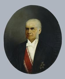 Portrait of Merchant A.G.Eliseev, 1895. Creator: Unknown