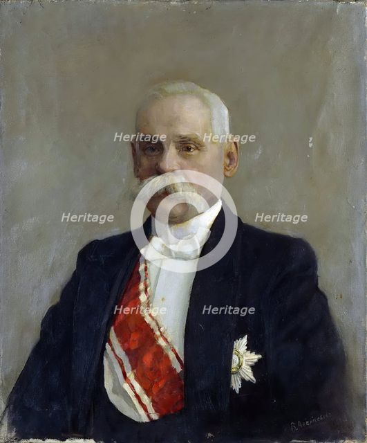 Portrait of Merchant Brusnitsin, early 19th century. Creator: V Afanasiev.