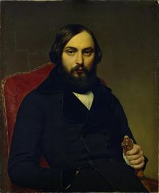 Portrait of Merchant D.P.Botkin, 1850. Creator: Unknown