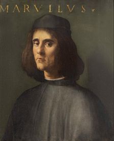 Portrait of Michael Tarchaniota Marullus, before 1521. Creator: Ghirlandaio, Ridolfo (1483-1561)