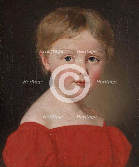 Portrait of Michaela Aagaard, probably 1832. Creator: Christian Albrecht Jensen.