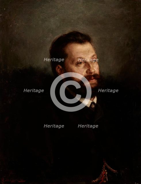 Portrait of Michal Balucki, c1890. Creator: Leonard Stroynowski.