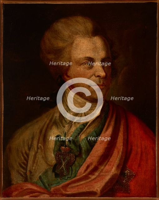 Portrait of Michal Jerzy Wandalin Mniszech (1748-1806), Grand Marshal of the Crown, after 1781. Creator: Unknown.