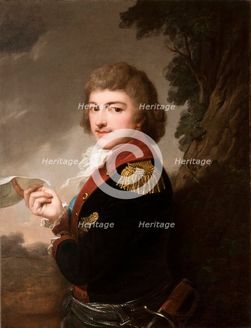 Portrait of Michal Kleofas Oginski, 1792-1793. Creator: Jozef Grassi.