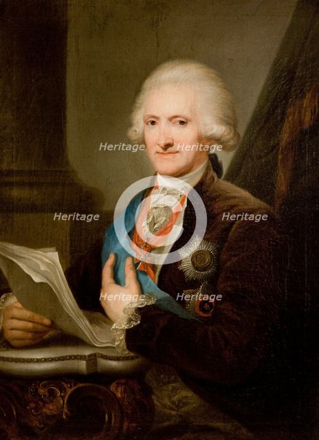 Portrait of Michal Wandalin Mniszech, end of 18th century. Creator: Marcello Bacciarelli.