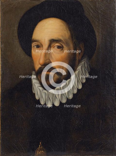 Portrait of Michel de Montaigne (1533-1592). Artist: Anonymous  