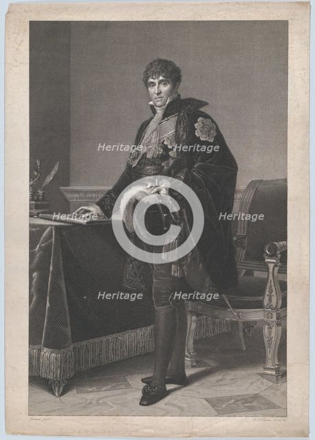 Portrait of Michel Louis Etienne, Comte Regnault de Saint-Jean d'Angély, 1812. Creator: Charles-Simon Pradier.