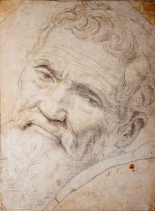Portrait of Michelangelo Buonarroti (1475-1564), c. 1550